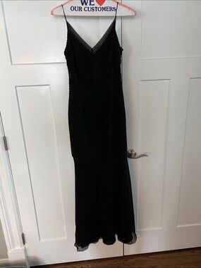 Nicole Miller Collextion Spaghetti Strap Maxi Dress